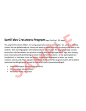 SamiTales Grassroots Program - Digital Download